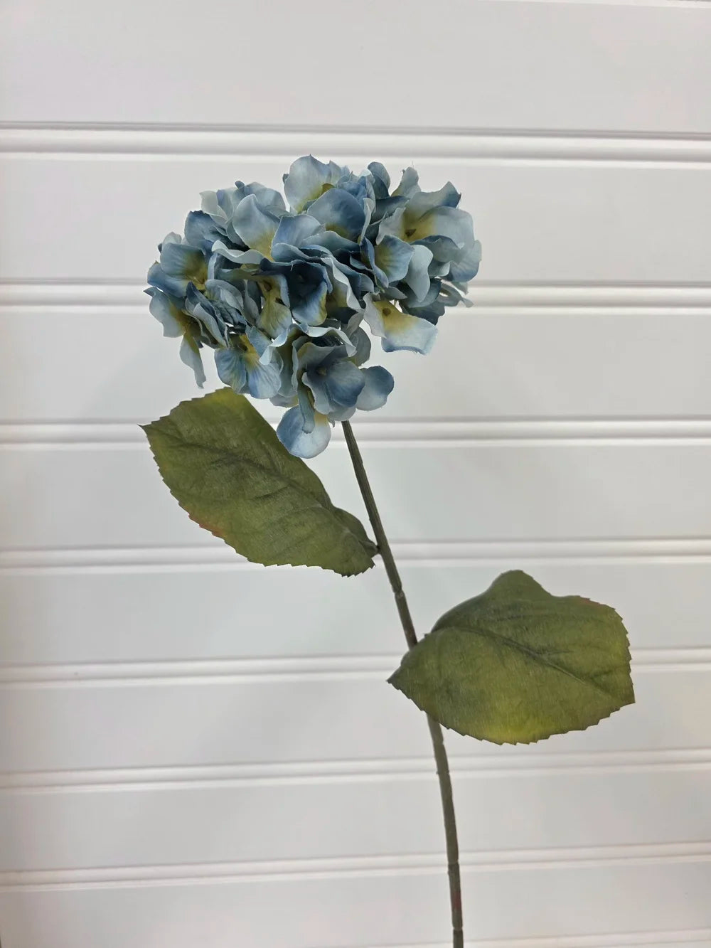 dusty blue 27" Artificial Hydrangea Polysilk Flower Stem