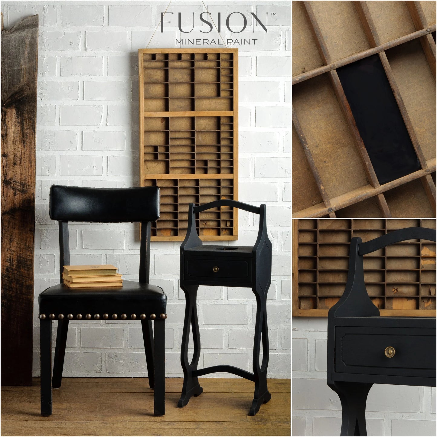 Coal Black - Fusion Mineral Paint - All in one paint