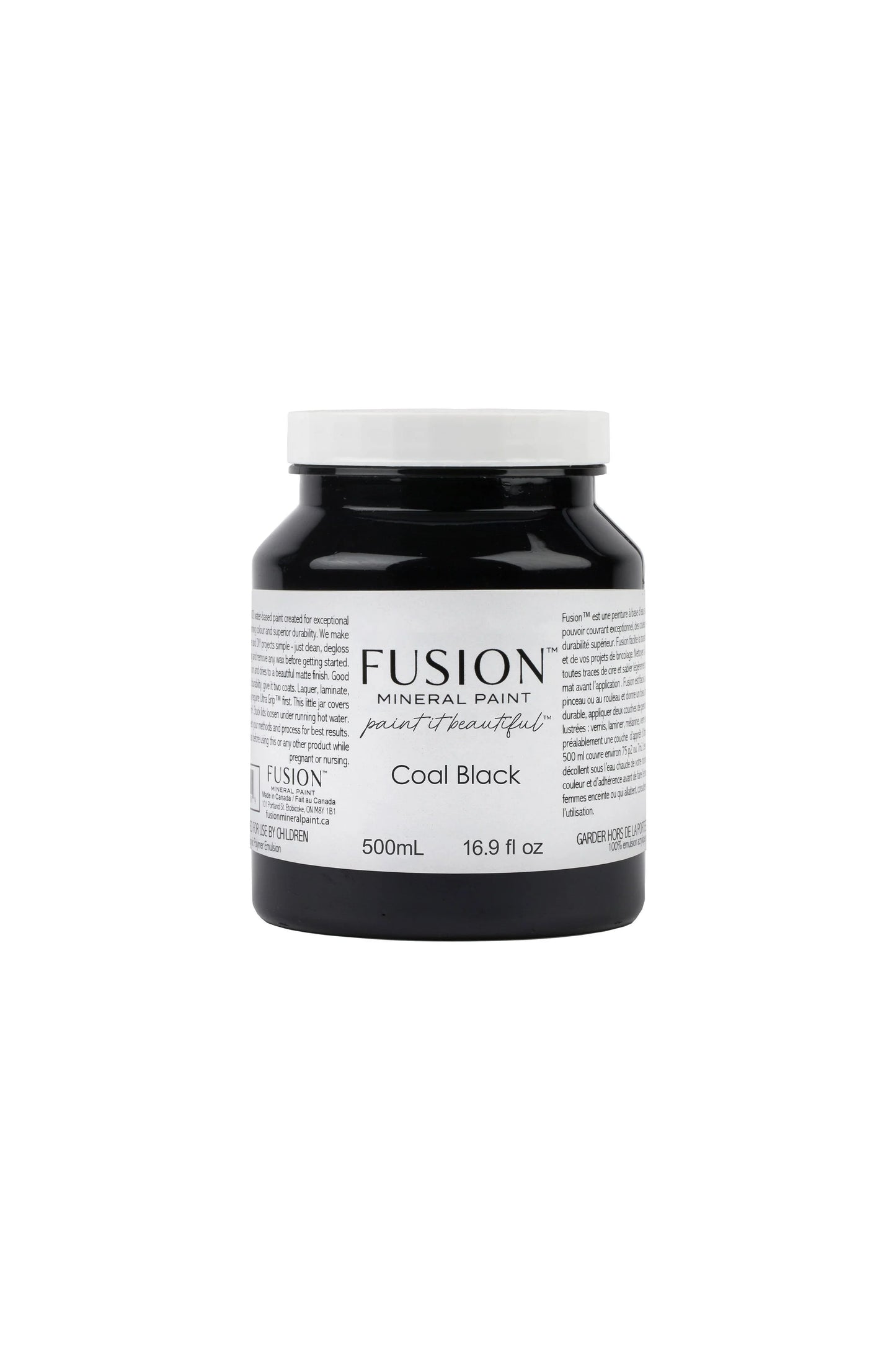 Coal Black - Fusion Mineral Paint - All in one paint