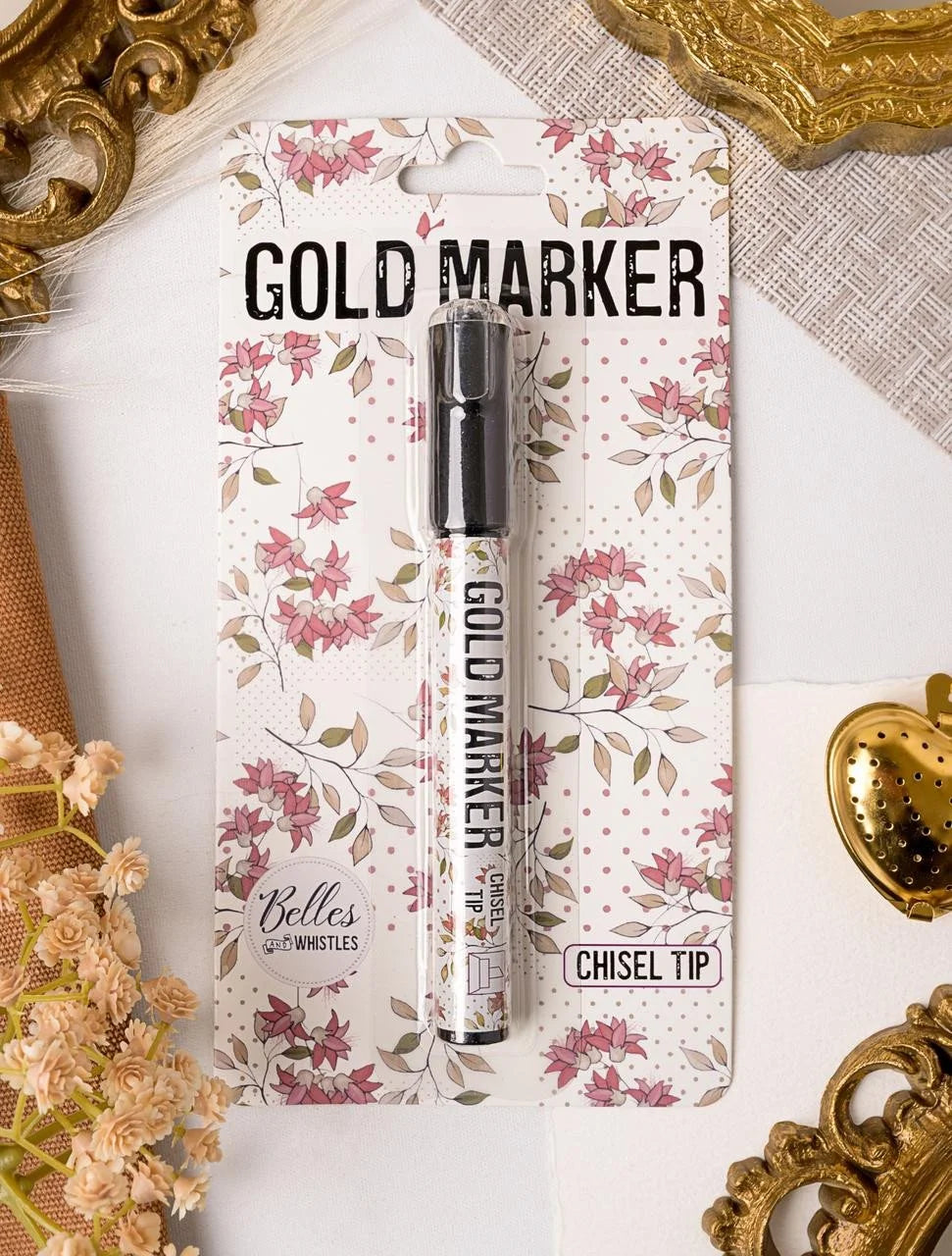 Gold Paint Pen Chisel Tip – Metallic Marker – Julie's Designs and Signs