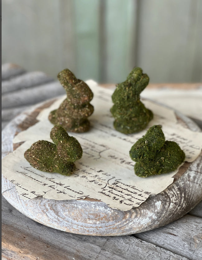 Mini Mossy Bag-O-Bunnies Rabbits | Includes 4pcs
