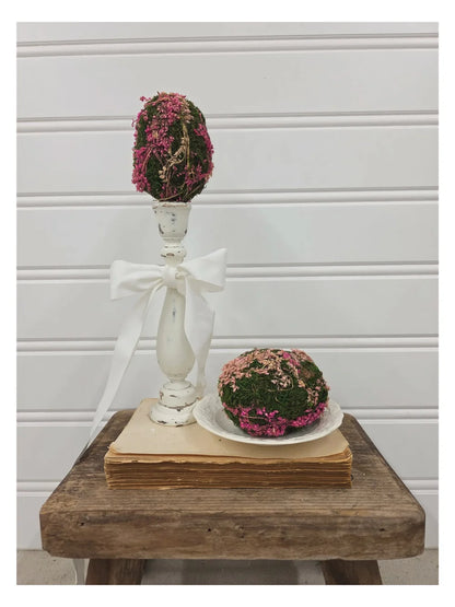 Moss Eggs Green/Pink 3' x 4.5" - set of 2