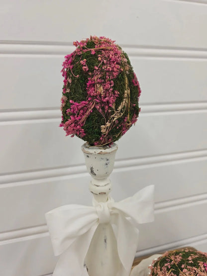 Moss Eggs Green/Pink 3' x 4.5" - set of 2