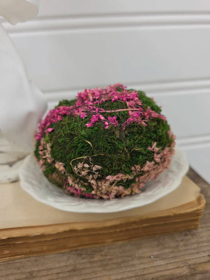 Moss Eggs Green/Pink 3' x 4.5" - set of 2