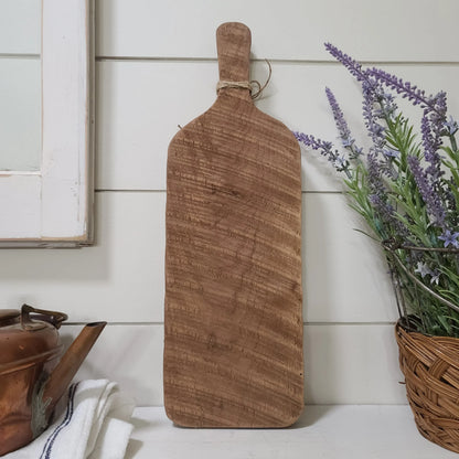 17 x 6 in rough cut breadboard