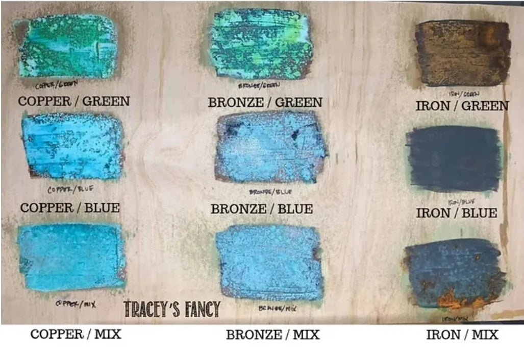 Dixie Belle Patina Paint - Bronze, Copper and Iron - 8 oz