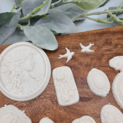 cameos resin casting
