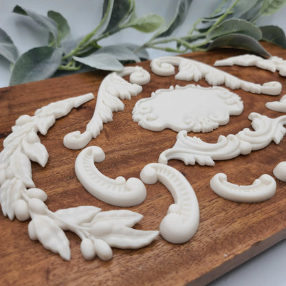 olive crest resin casting