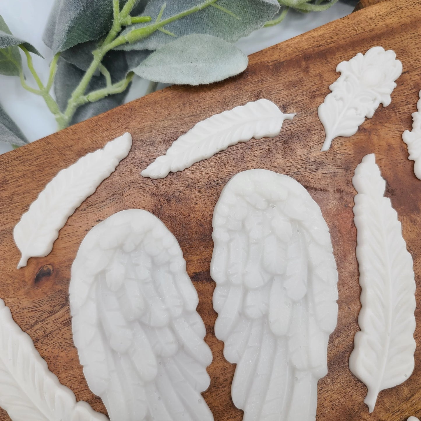wings and feathers resin casting