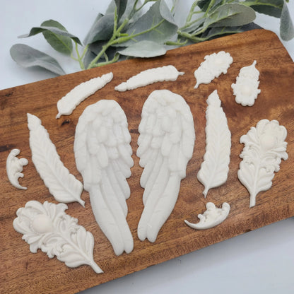 wings and feathers resin casting