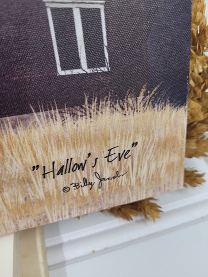 12 x 16 LED Canvas -  Hallow's Eve - Halloween light up artwork