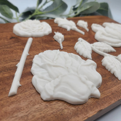 roses resin casting