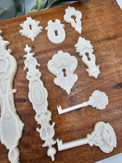 lock and key resin casting