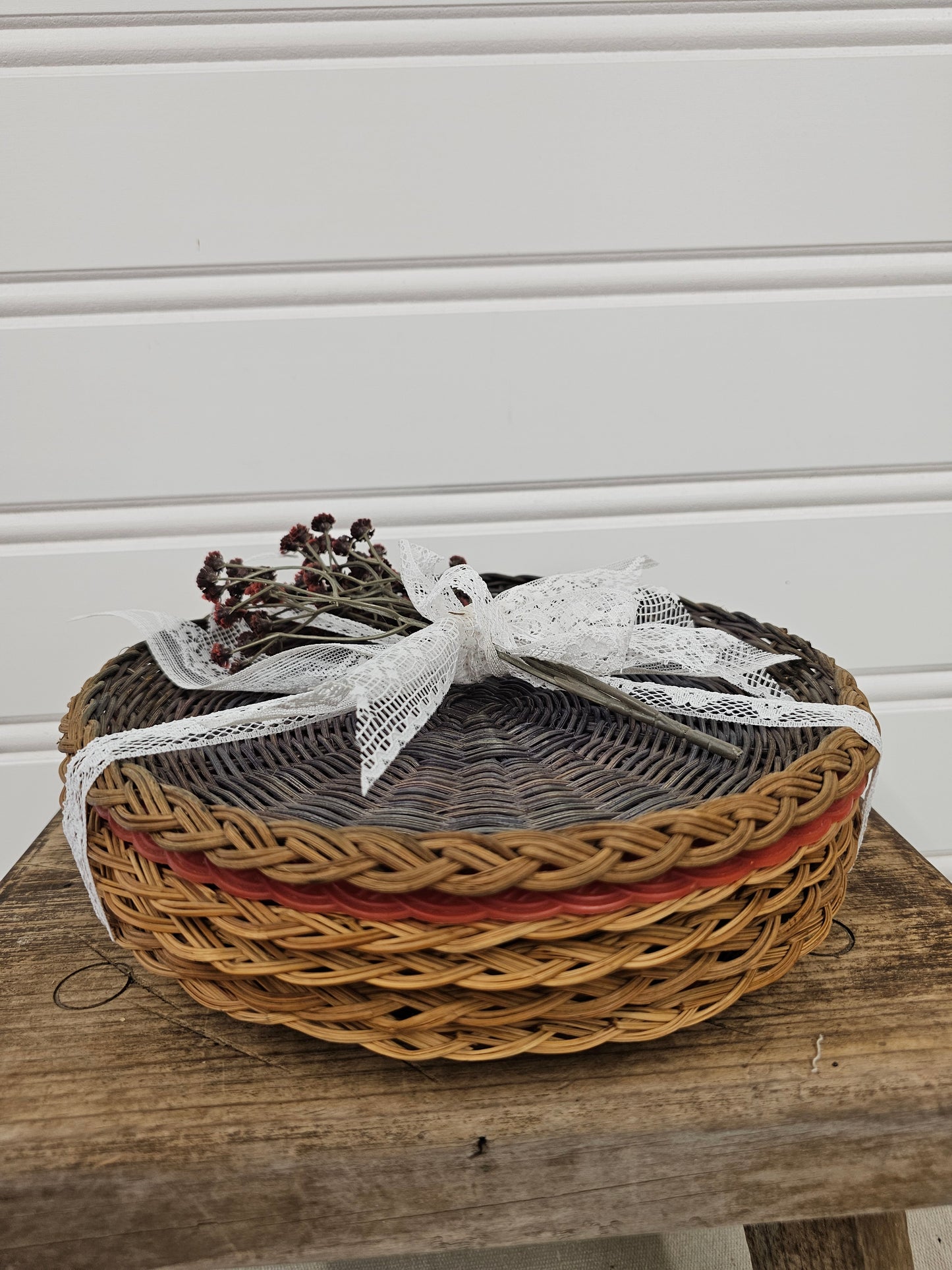 Set of 6 Round Baskets - B