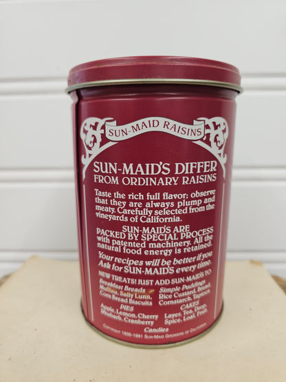 Vintage Sun-Maid Raisins Tin