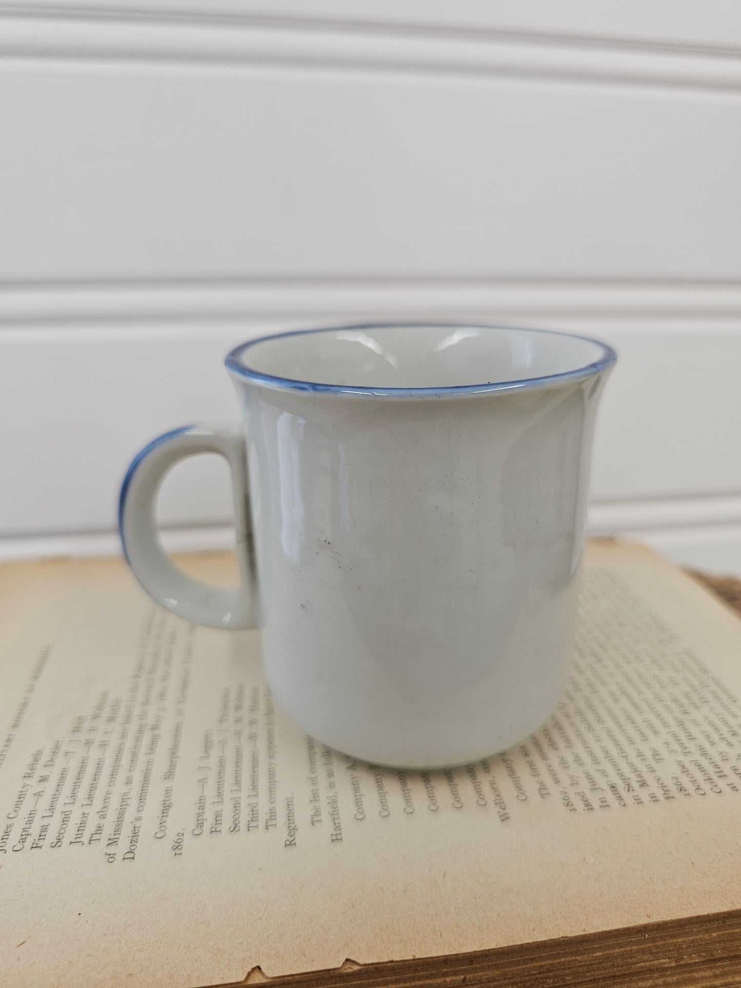 Blue Floral Mother Mug, Korea