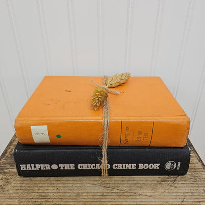 Orange and black book set