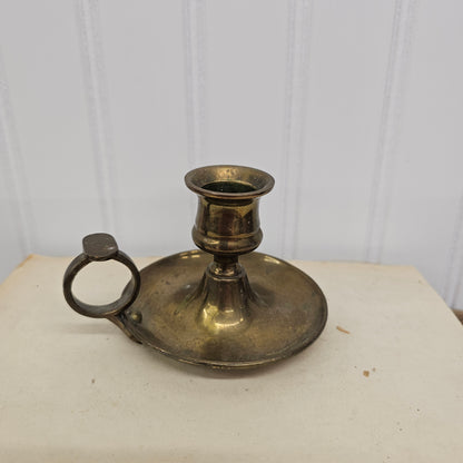 beautiful heavy Brass candle holder, England