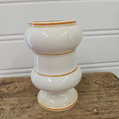 Brown Onion Coffee Canister, missing lid - as is