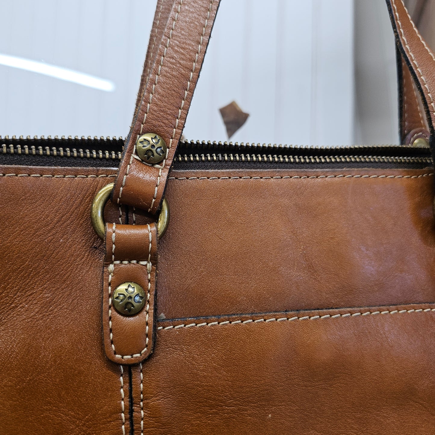 nice leather tote bag