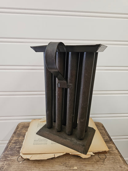 Antique 8 Tube Taper Candle Making Mold