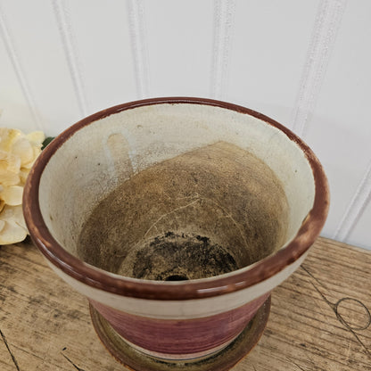 Planter pot, Crazed - has cracks