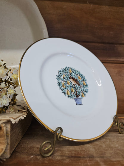 Avon partridge in a pear tree plate