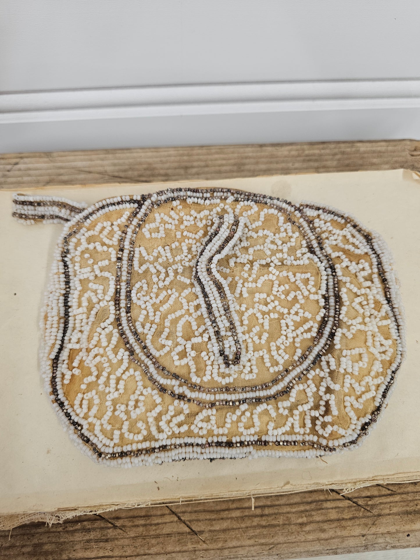 Vintage Beaded Belt Bag
