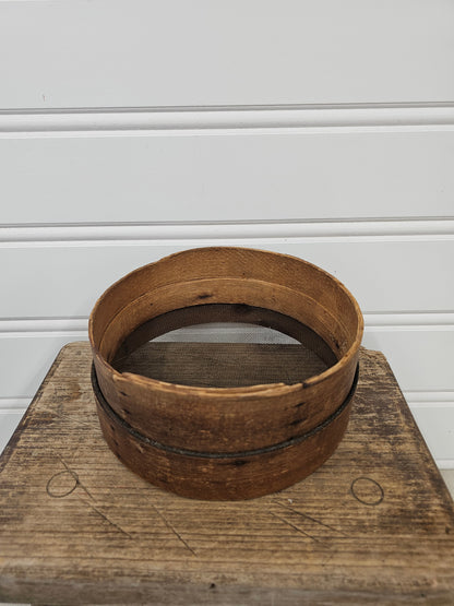 Vintage wooden sifter - very unique