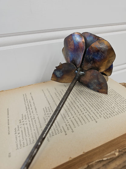 Heavy Metal Rose/Flower Figure
