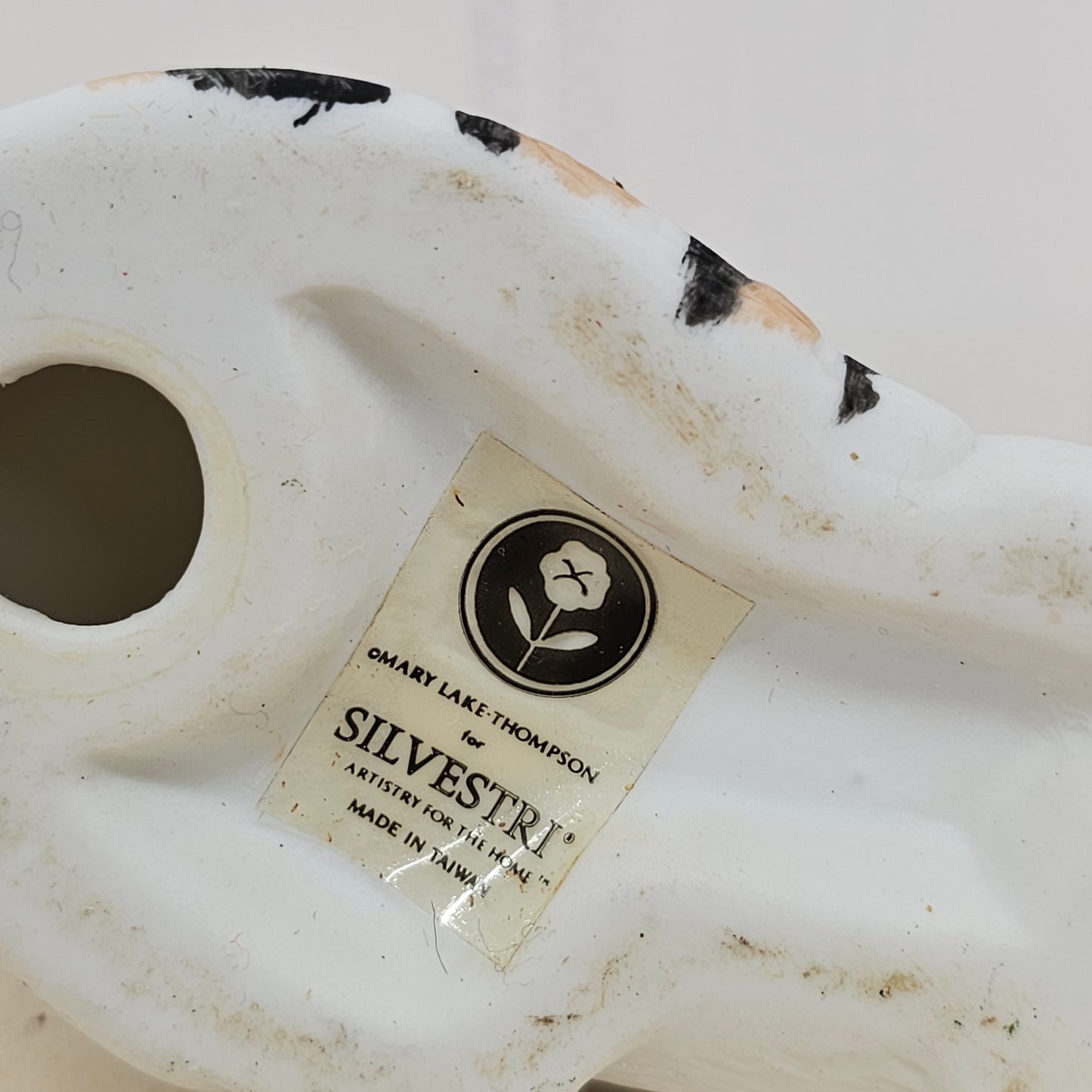 Silvestri ceramic calico cat figurine - taiwan
