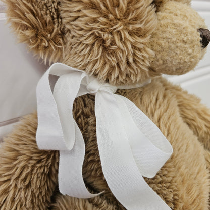 Harrods Knightsbridge Bear with white bow
