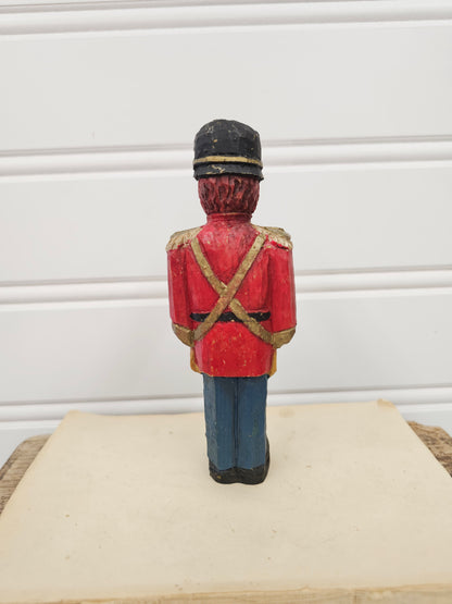 vintage wooden soldier