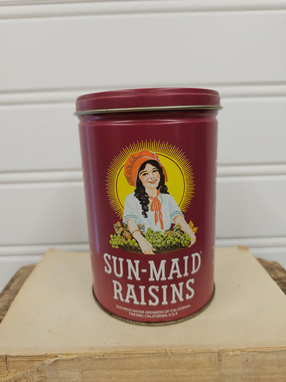 Vintage Sun-Maid Raisins Tin