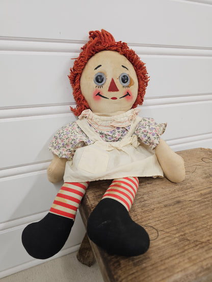 Vintage Raggedy Ann Doll