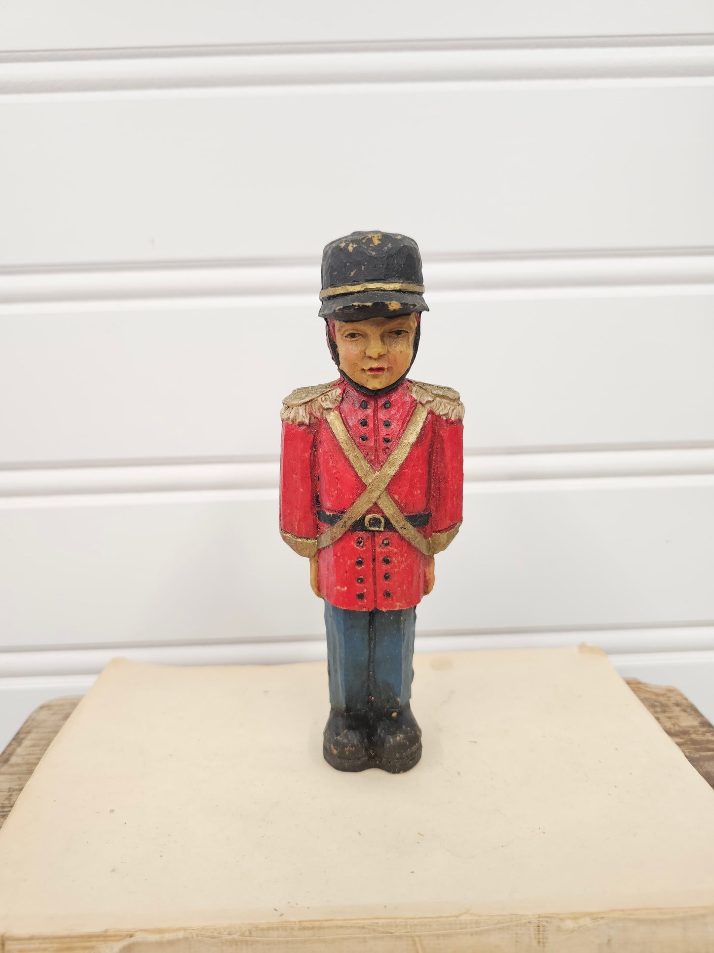 vintage wooden soldier