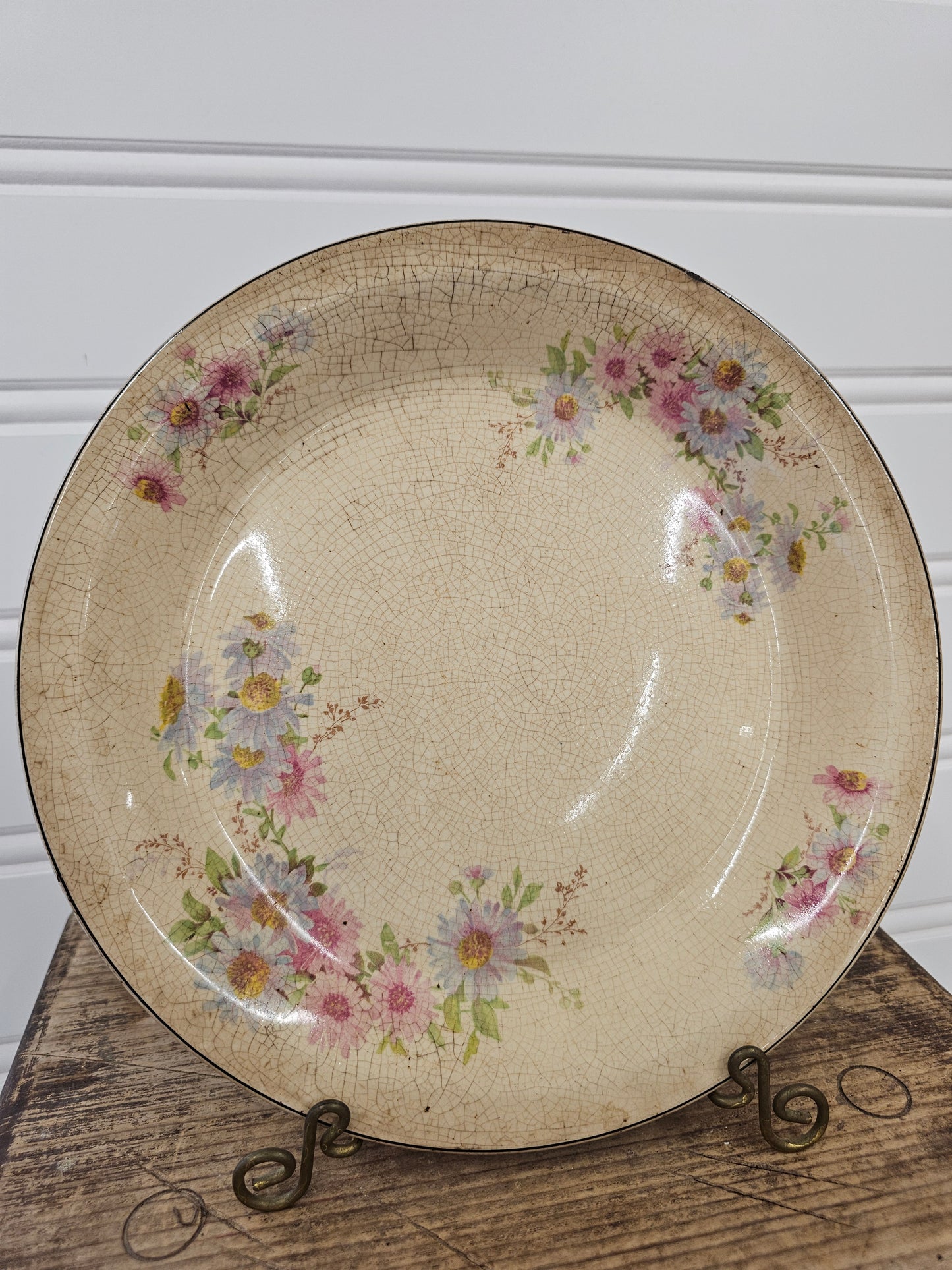 Stained & Crazed Pie Plate