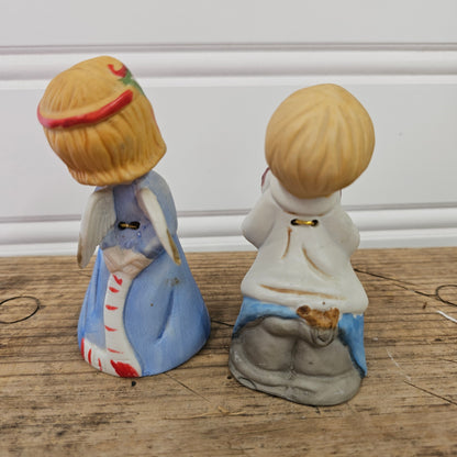 Vintage Jasco Boy and Girl Bells, Taiwan