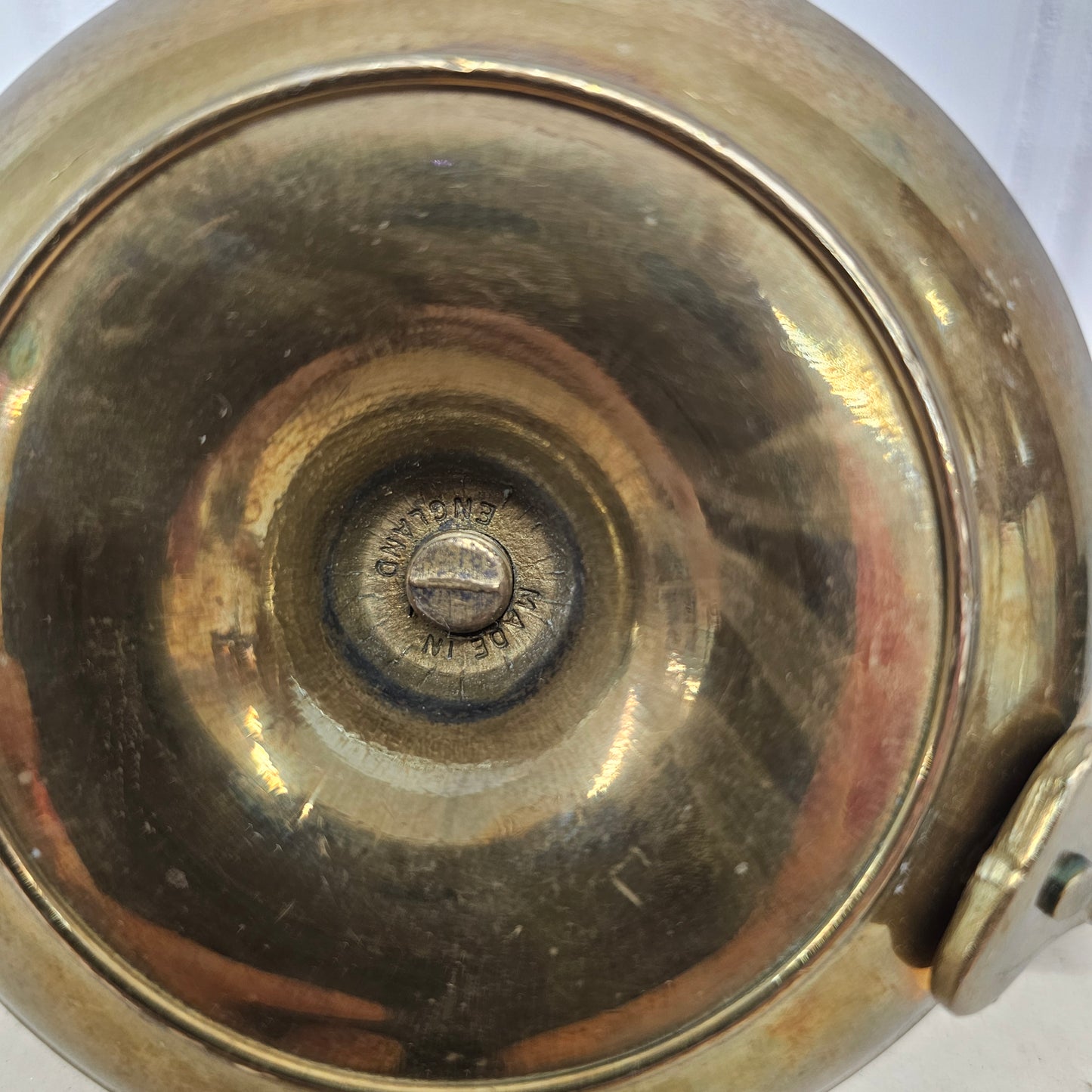 beautiful heavy Brass candle holder, England