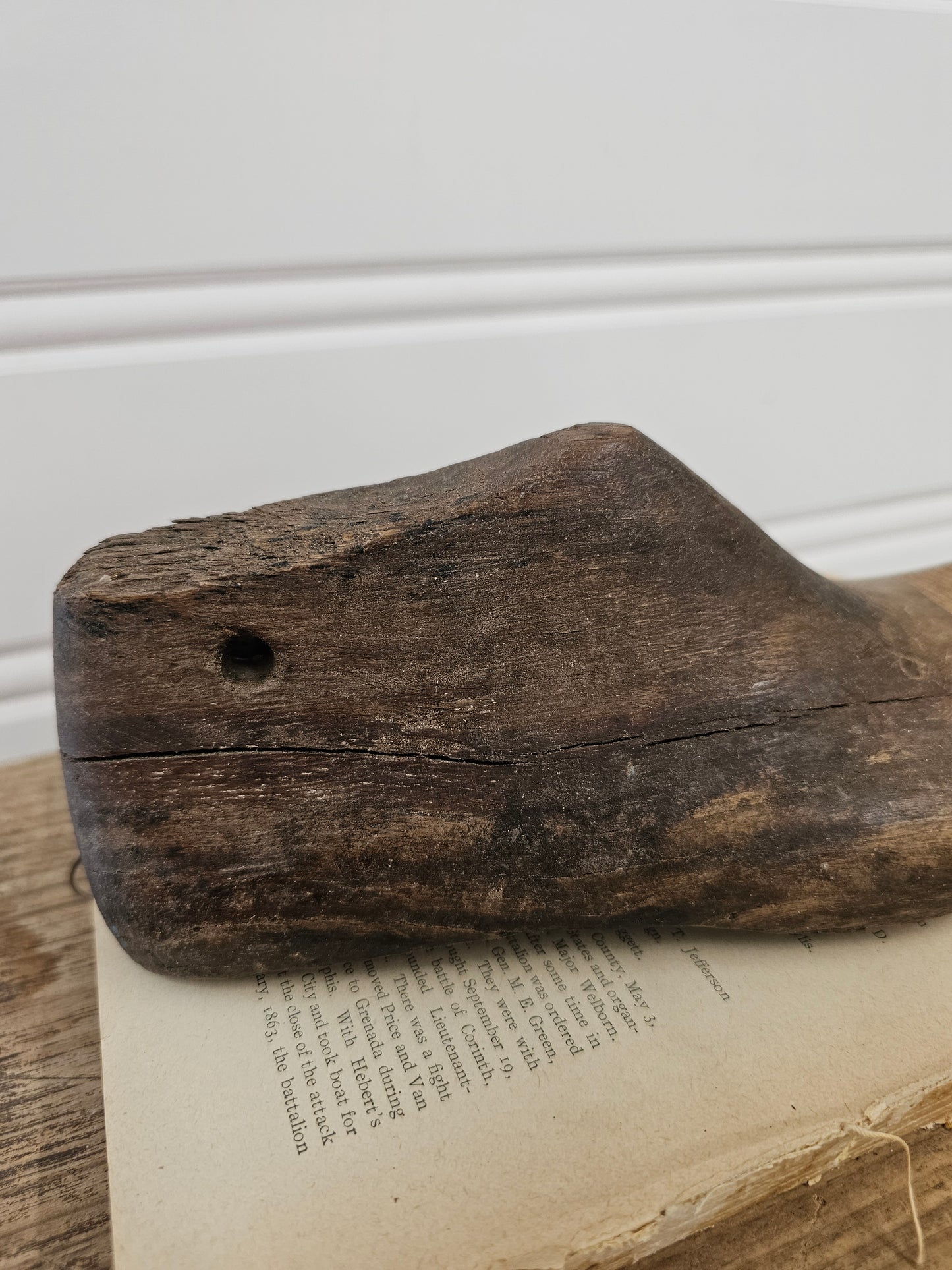 9" Wooden Shoe Form- C