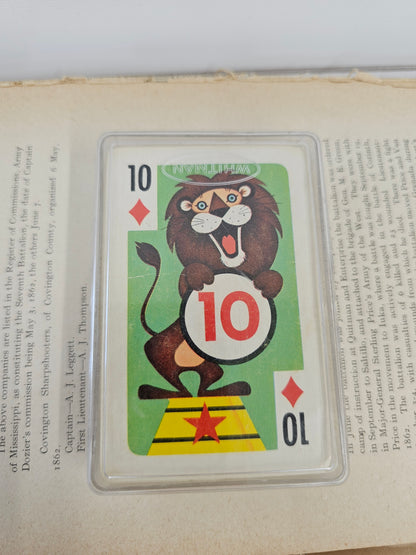 Whitman Circus Themed Playing Cards