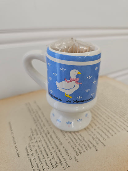 Ceramic Goose Toothpick Holder - 1987
