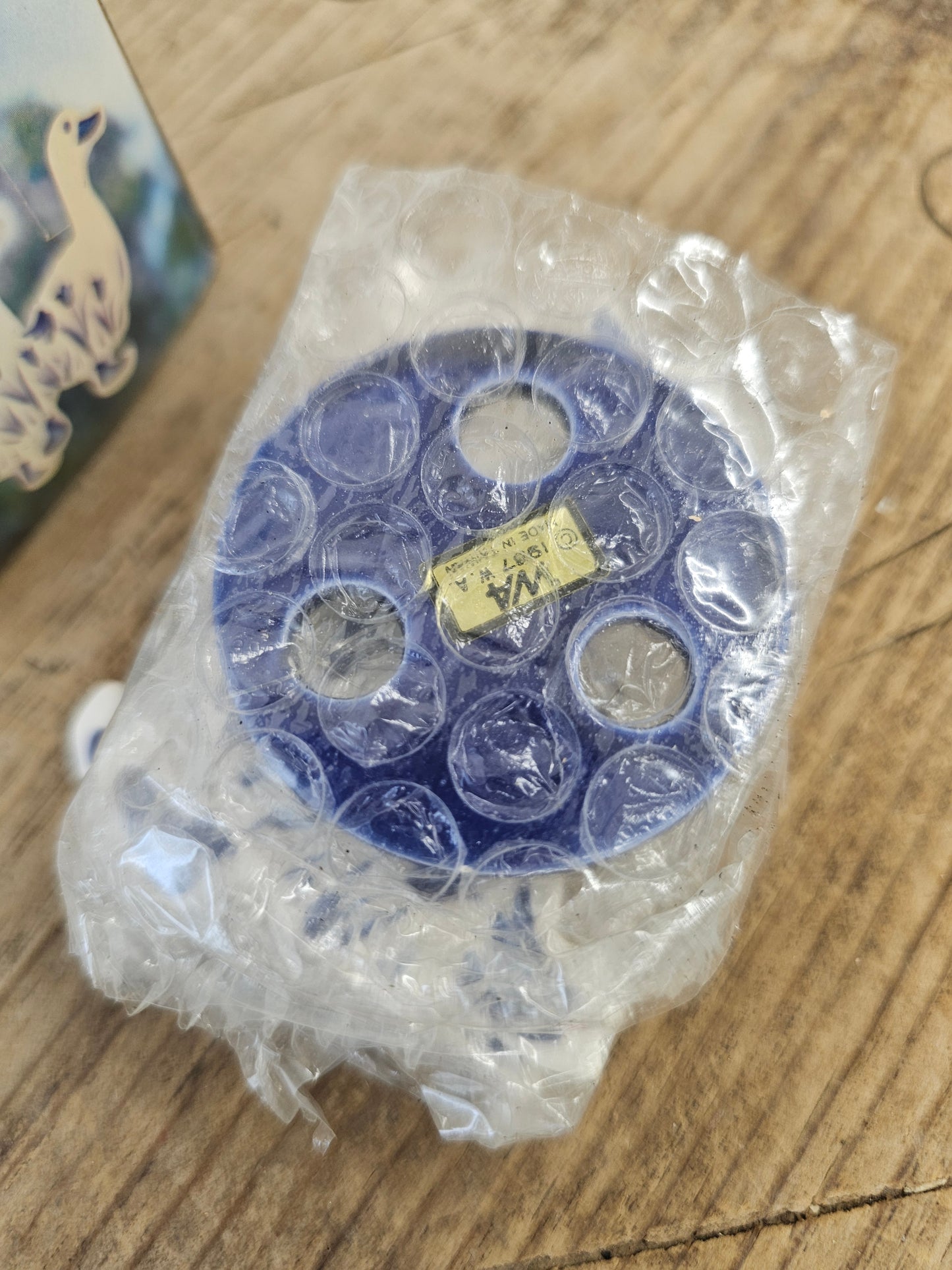 Blue Delft Country Goose Wind Chimes