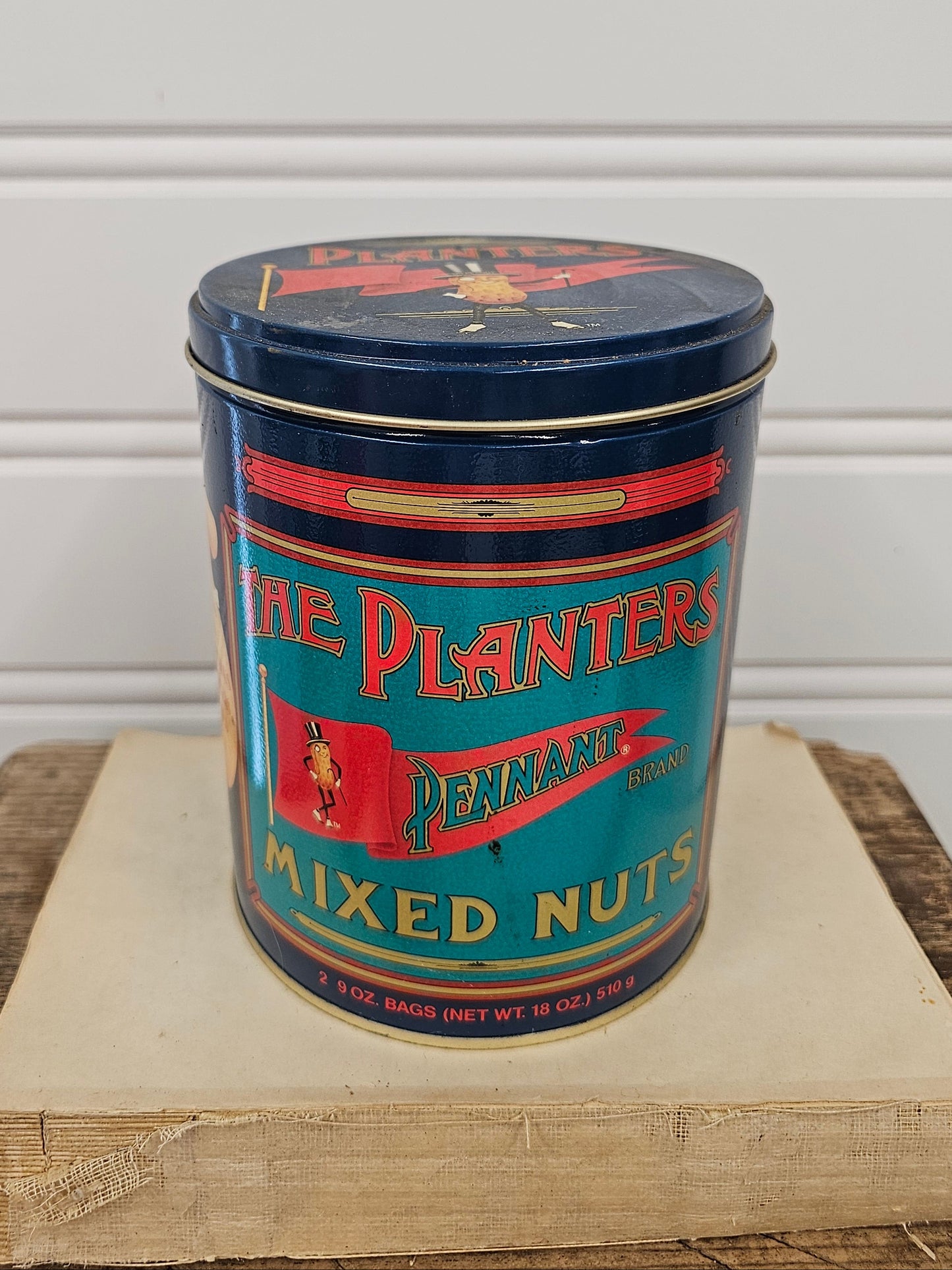 Vintage Planters Peanuts Tin