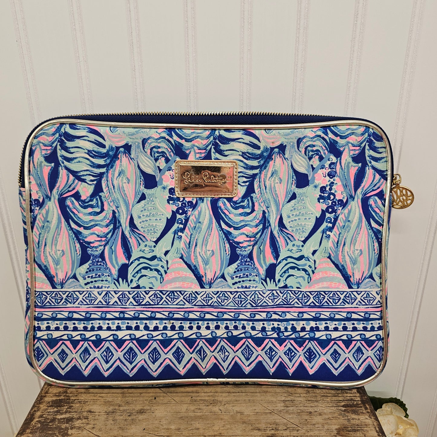Lilly pulitzer laptop case, 13.5" x 10"