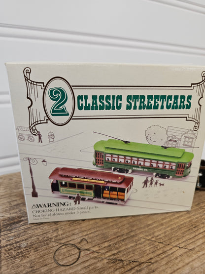 2 Classic metal Streetcars