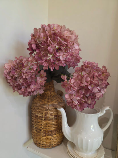 Jewel toned hydrangea