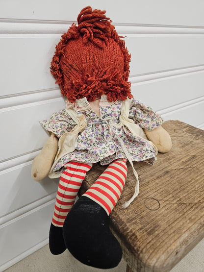 Vintage Raggedy Ann Doll
