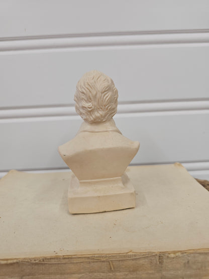 Vintage Mozart Bust - Plastic