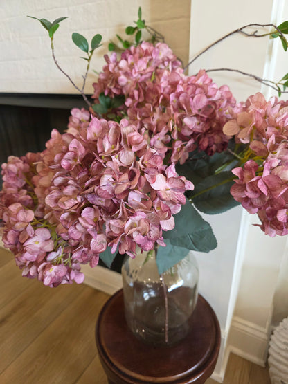 Jewel toned hydrangea